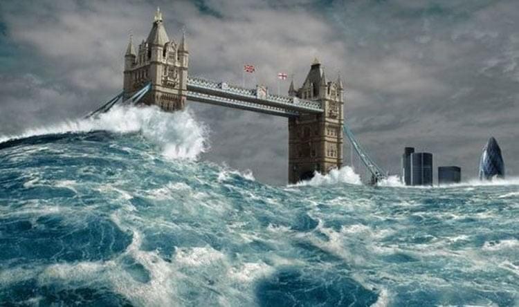 ديفيد كينج يحذر :تسونامى وشيك يهدد بغرق مدن بريطانية